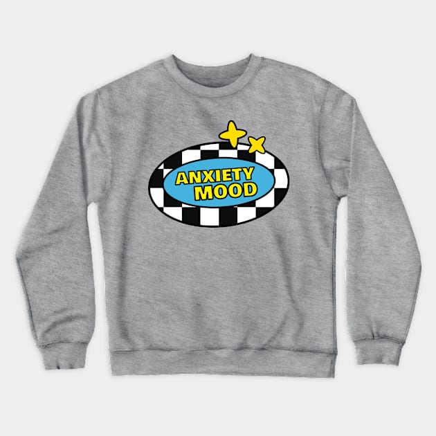 Anxiety mood Crewneck Sweatshirt by Sourdigitals